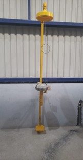 Regaderas de emergencia con señalización NOM instaladas en planta industrial JALMOR Tampico