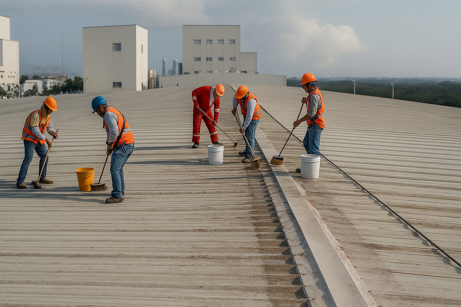 Impermeabilización naves industriales Altamira Tampico